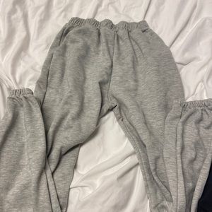 Grey sweats size small